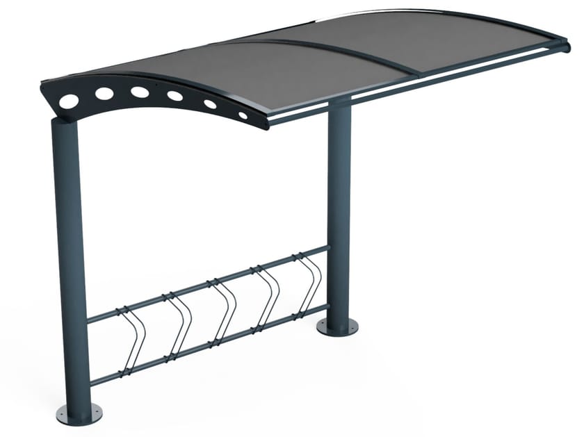 Стальная велосипедная стойка с навесом Studio Città TIKOPRO ARCH-00135253