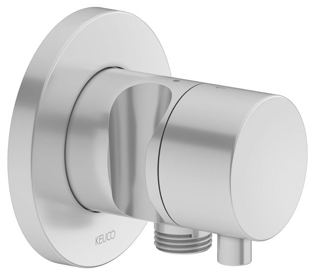 59556031201 Встраиваемый переключатель на 2 потребителя с выводом для шланга и держателем лейки DN 15 KEUCO IXMO - Вид №6