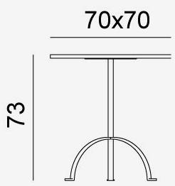 Gervasoni Квадратный стол Weekend sun-id-1449292 - Вид №1