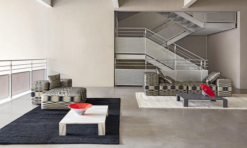 MissoniHome Секционный диван со съемным чехлом из ткани sun-id-1370193 - Вид №5