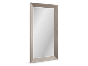 Прямоугольное напольное зеркало из ясеня с рамкой