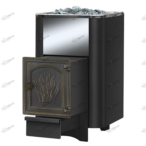 Дровяная печь для бани Везувий Сенсация 16 Антрацит (ДТ-4) 4507