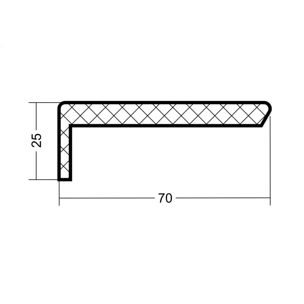 Наличник телескопический Палладиум 70x8x2140 мм ПВХ-ламинация цвет Милк VFD STLM-2055030 - Вид №3