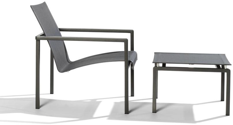 TRIBÙ Садовая подставка для ног квадратная из батилина® Natal alu 05990 - Вид №1