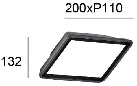 Terzo Light Алюминиевый светодиодный уличный настенный светильник  V4199000  - Вид №2