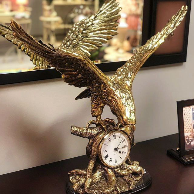 41014 Часы настольные Орел Бронза BOGACHO 4627138242254 - Вид №1