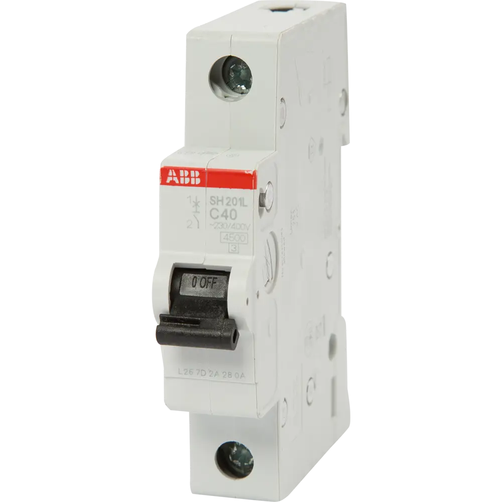 Автоматический выключатель ABB SH201L 1P C40 А 4.5 кА 2CDS241001R0404 10061798 STLM-2154597 