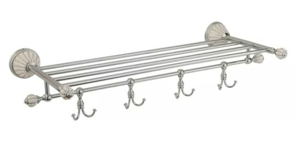 Полка-держатель для полотенец MIGLIORE Olivia ML.OLV-60.629 ML.OLV-60.629.BI.CR - Вид №2