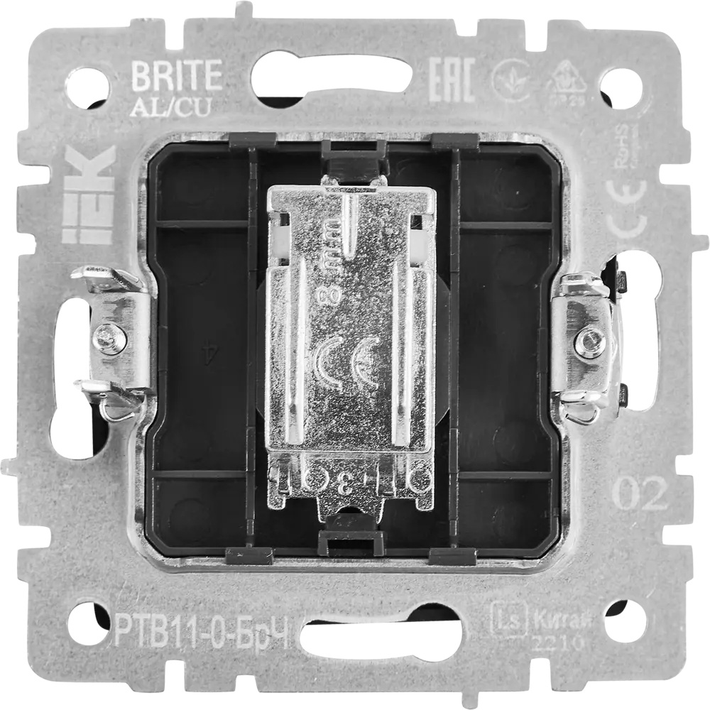 Розетка TV IEK Brite для скрытого монтажа - элегантное подключение телевизора 87761569 STLM-1104379 - Вид №3