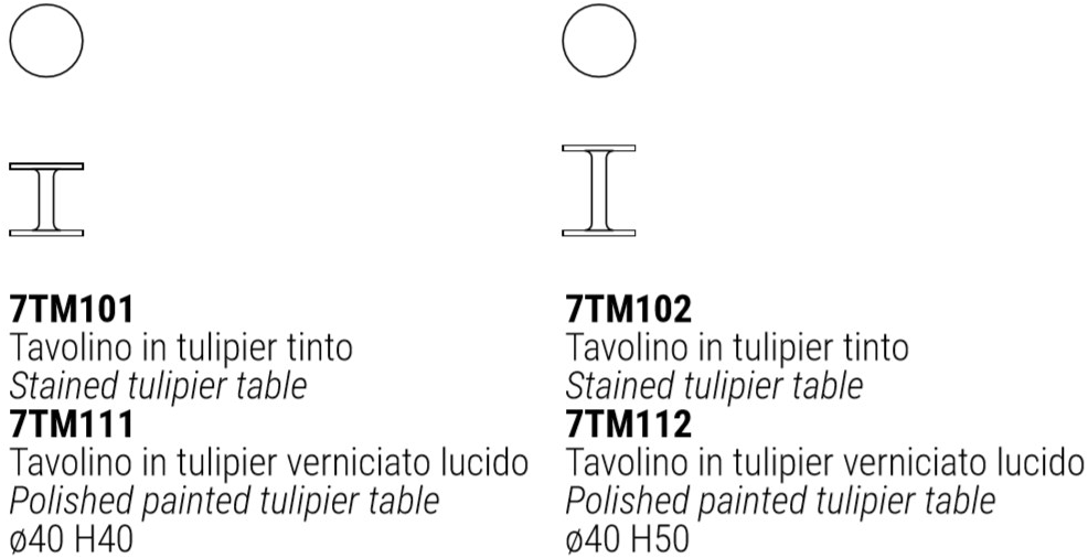 Marelli Круглый журнальный столик из массива дерева для гостиной sun-id-1410232 - Вид №5