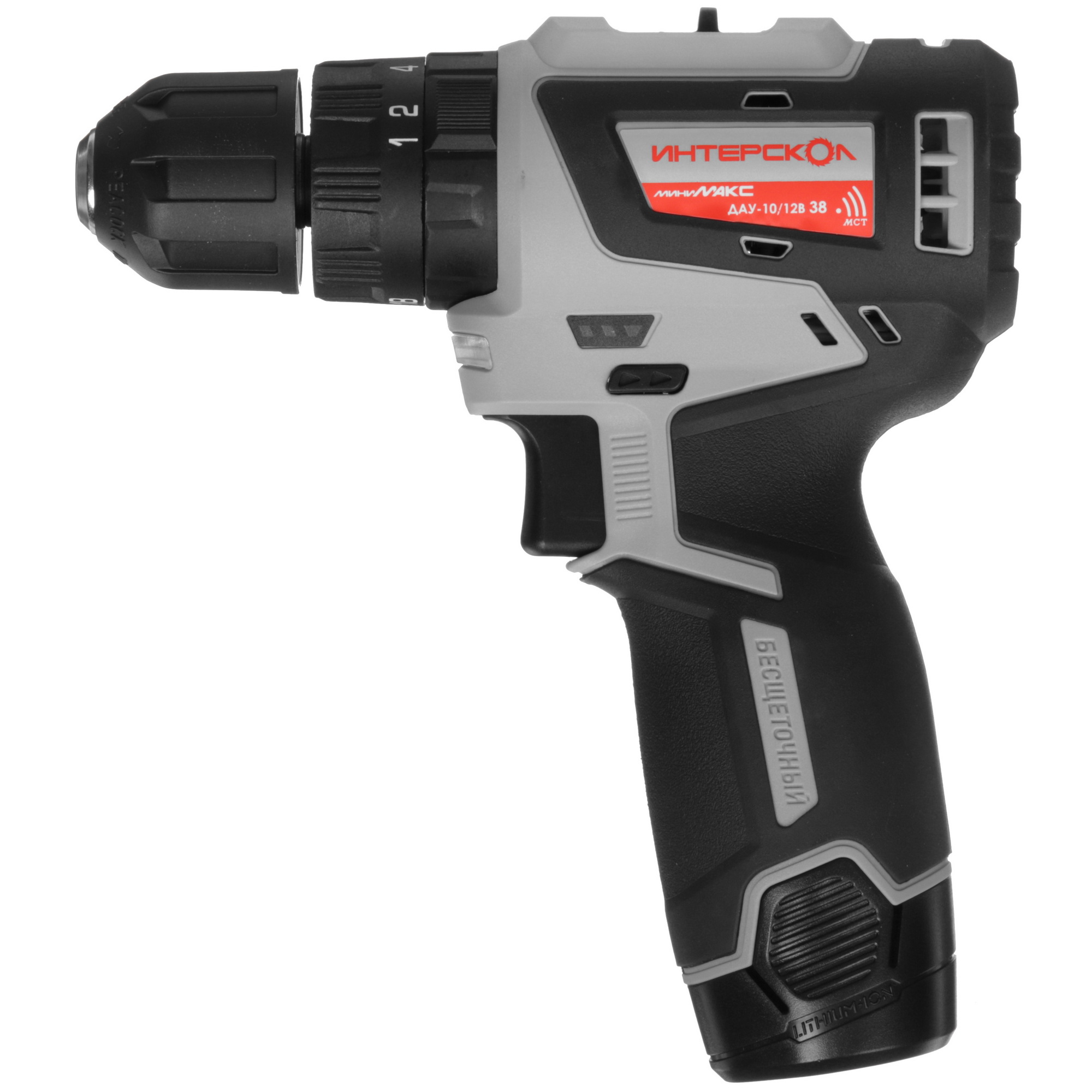 Дрель-шуруповерт Интерскол МиниМАКС ДАУ-10/12В 36 12V 5466536 STDN-0047614 - Вид №1