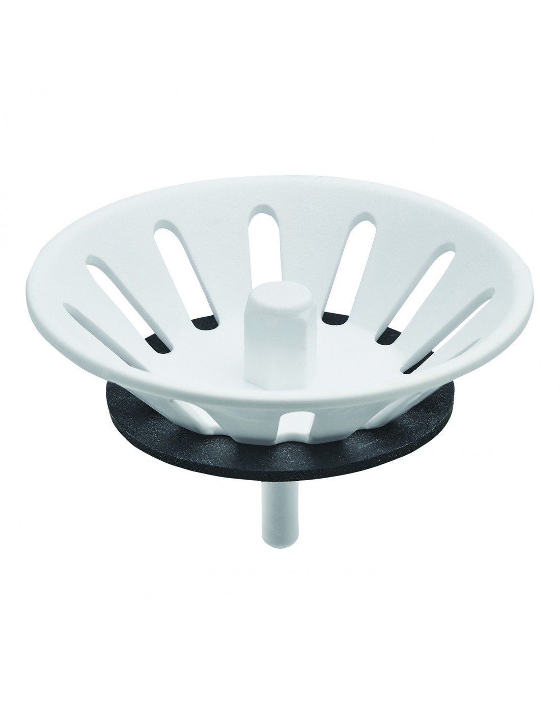 390800 142 00  Корзина для ручного ситечка для мойки 90 мм, д. 75 мм, белая Valentin Белый 