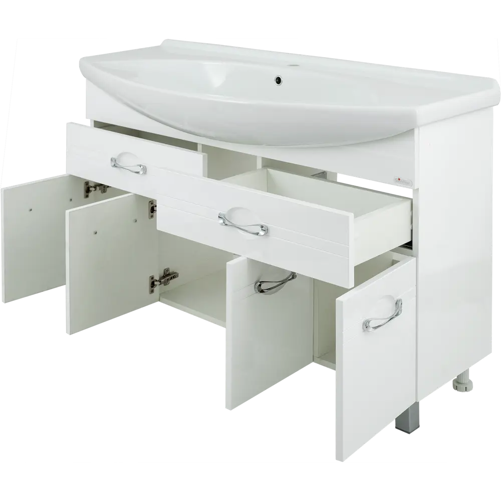 Тумба для ванной комнаты напольная «Палермо» 120 см SANFLOR STLM-2007285 - Вид №2