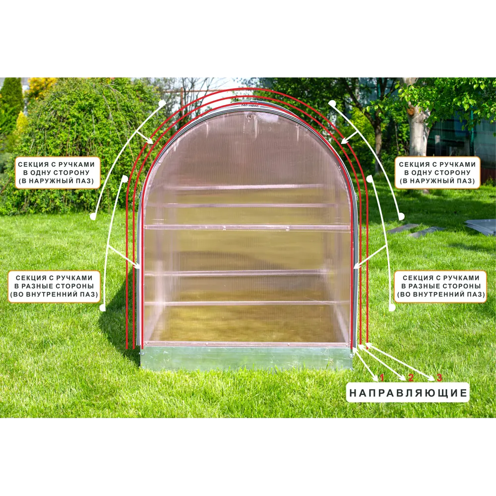 Santreyd Прогресс-Мини - компактный парник для приусадебного участка 85062239 STLM-1413753 - Вид №9
