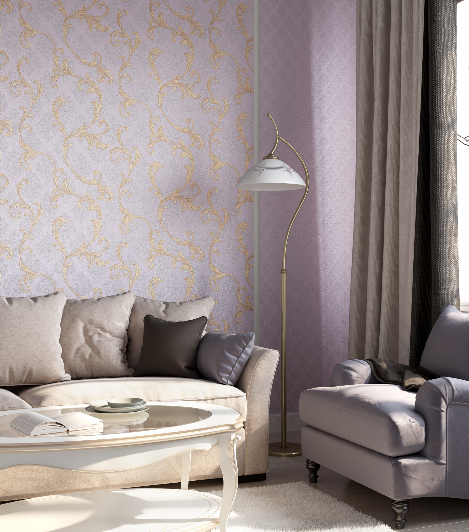 Рулон обоев основа Флизелиновая HC71446-22 Home Color Мин. заказ 8 рулонов HC7144622 - Вид №6