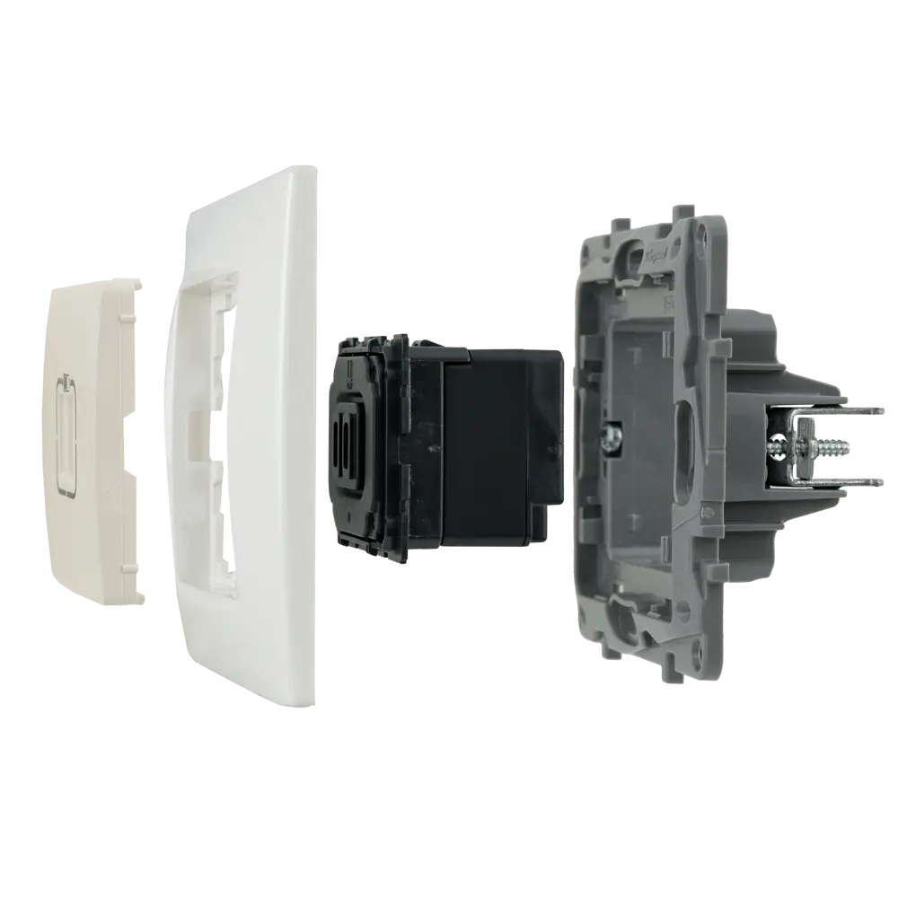 Зарядное устройство USB тип А / тип С - Legrand Etika - 3000мА 15Вт - слоновая кость 82496480 STLM-2029002 - Вид №6