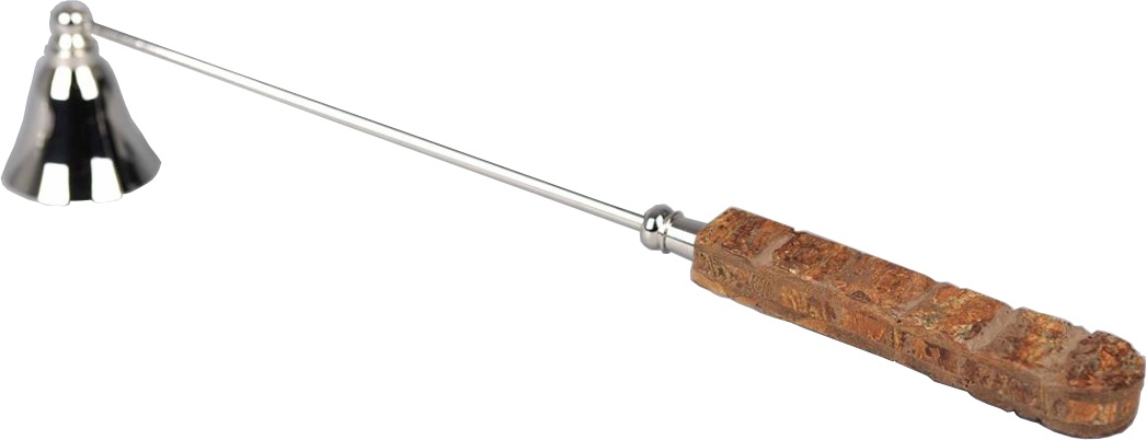 10623021 Rasteli Гаситель для свечей Rasteli 30см ручка из дерева Латунь 