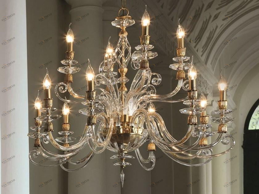 Euroluce Lampadari Люстра с кристаллами swarovski® Alicante satin sun-id-1444162