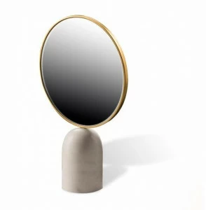 Pols Potten Зеркало круглого стола из железа в раме  300-300-132