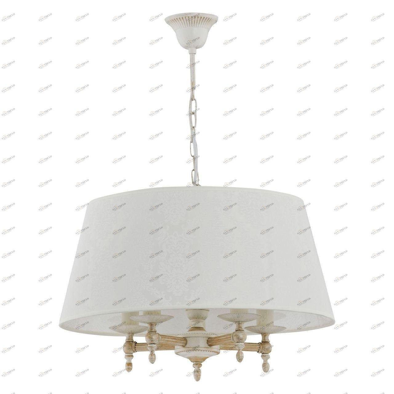 Подвесная люстра Alfa Roksana White 18536 ALFA ДИЗАЙНЕРСКИЕ, ROKSANA 185536 Белый 