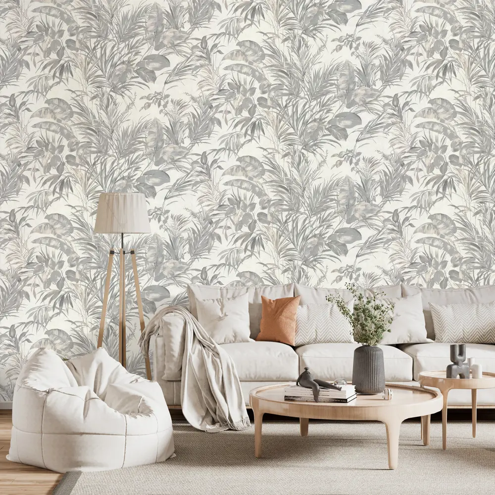 АСПЕКТ РУ Тропикана: Флизелиновые обои с тропическим узором 89375658 STLM-0829907 - Вид №2