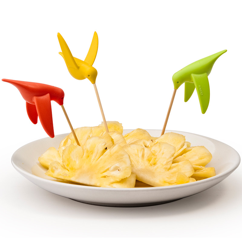 QL10103-MX-583 Набор для канапе humming bird 6 шт. Qualy  - Вид №1