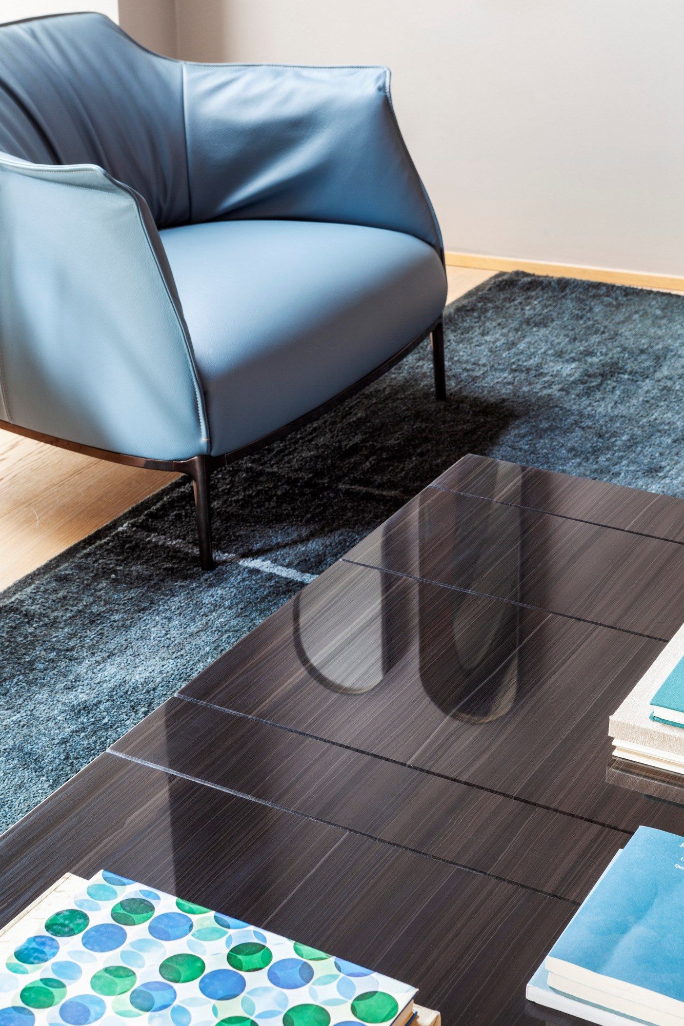 Квадратный журнальный столик с мраморной столешницей Poltrona Frau ARCH-00058972 - Вид №5