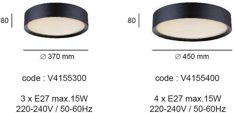 Terzo Light Светодиодный потолочный светильник прямого света из алюминия sun-id-1503506 - Вид №2