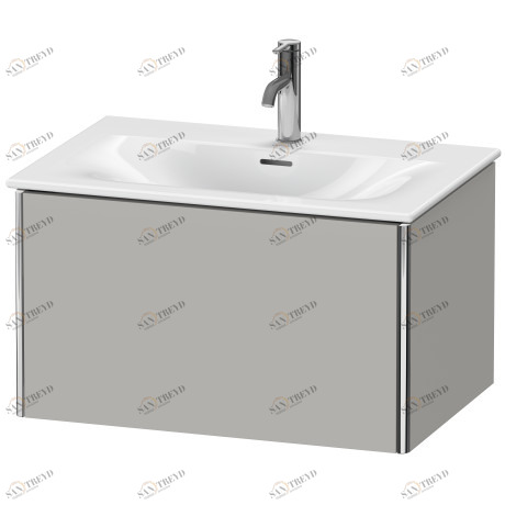 XS422300707 XSquare Тумбочка подвесная Бетонно-серый матовый декор Duravit