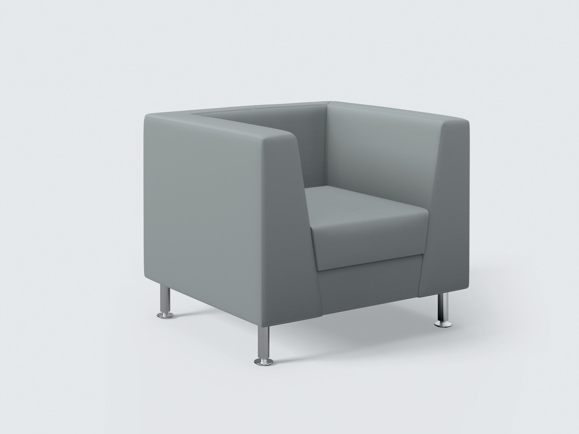 Кожаное кресло с подлокотниками Ares Line ARCH-00006817