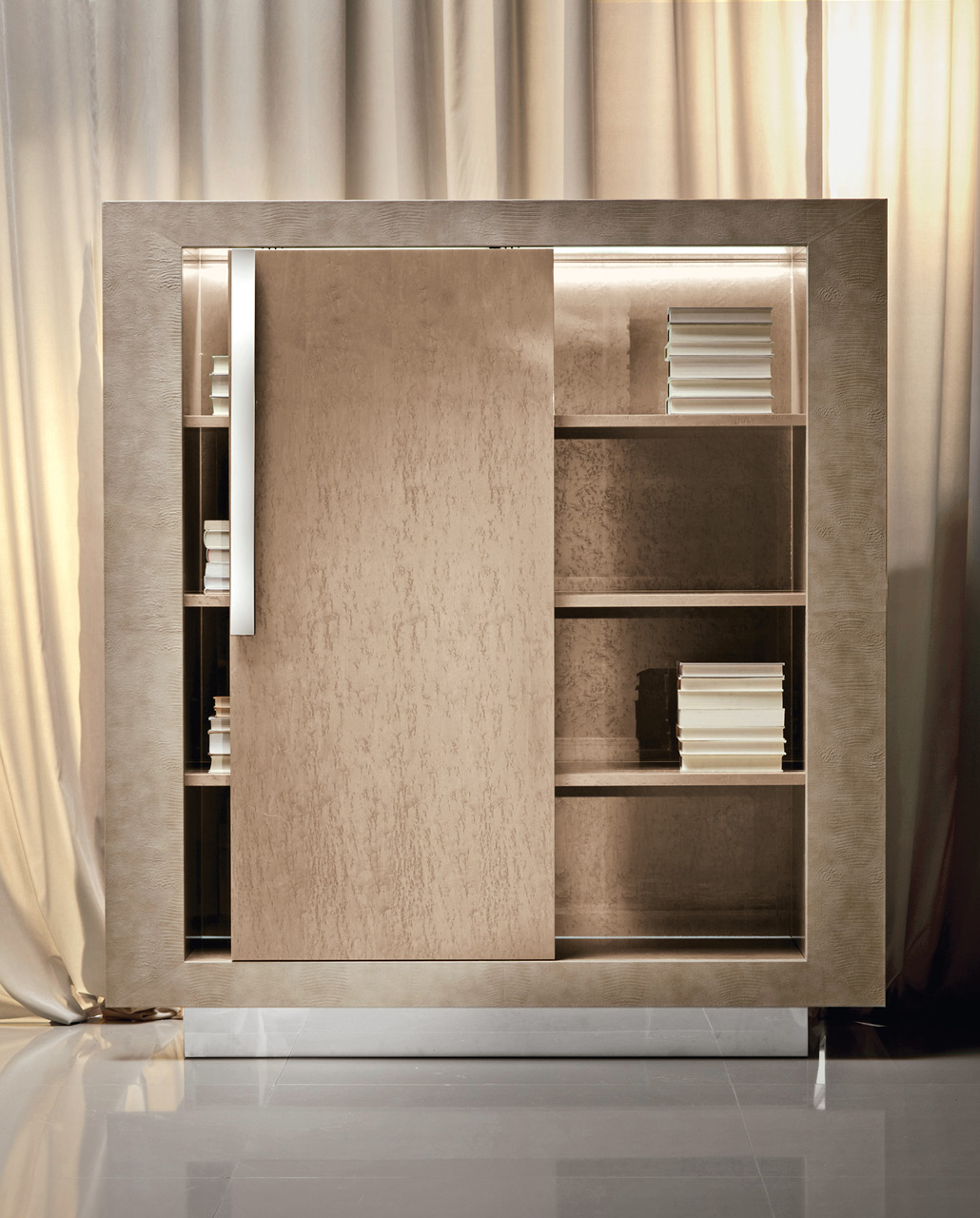 3088 Sunrise книжный шкаф со сдвижной дверкой - giorgio collection  - Вид №1