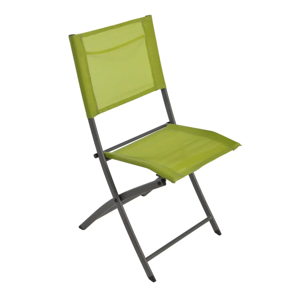 Стул садовый Дэнвер складной металл зеленый NATERIAL STLM-2084537