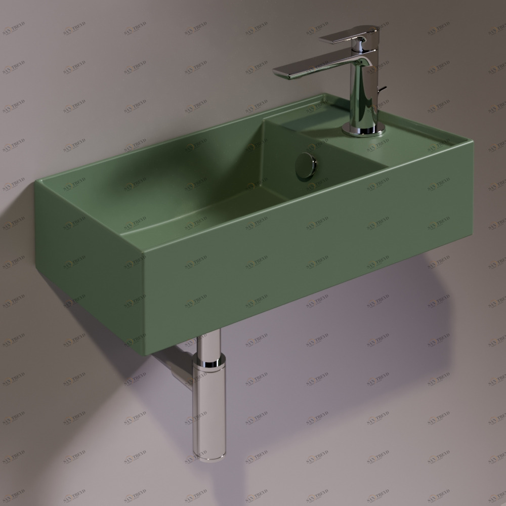 AG50MIRTOMATT Подвесная раковина настенная прямоугольная Simas Agile