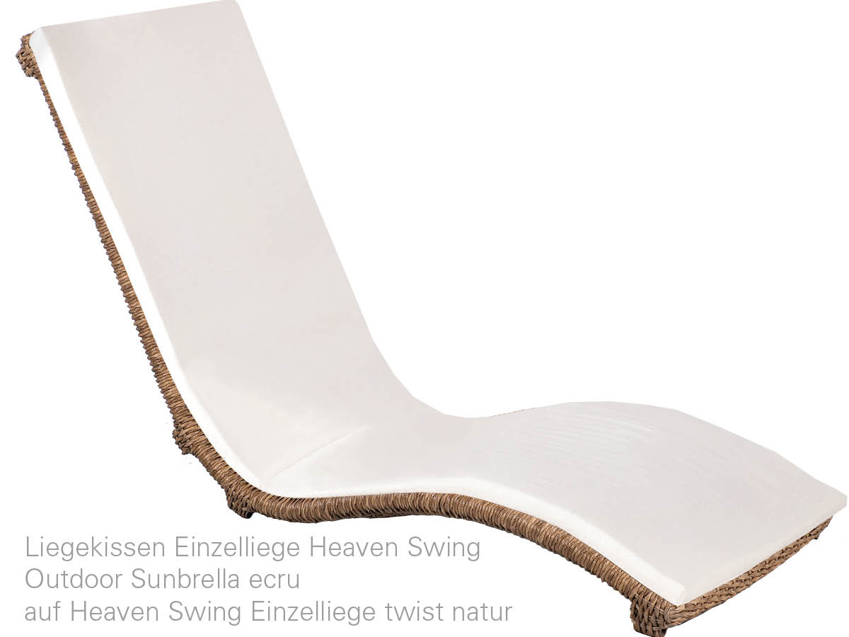 10.00.0534 Подушка одинарная Heaven Swing Outdoor sunbrella ecru Mbm  - Вид №2