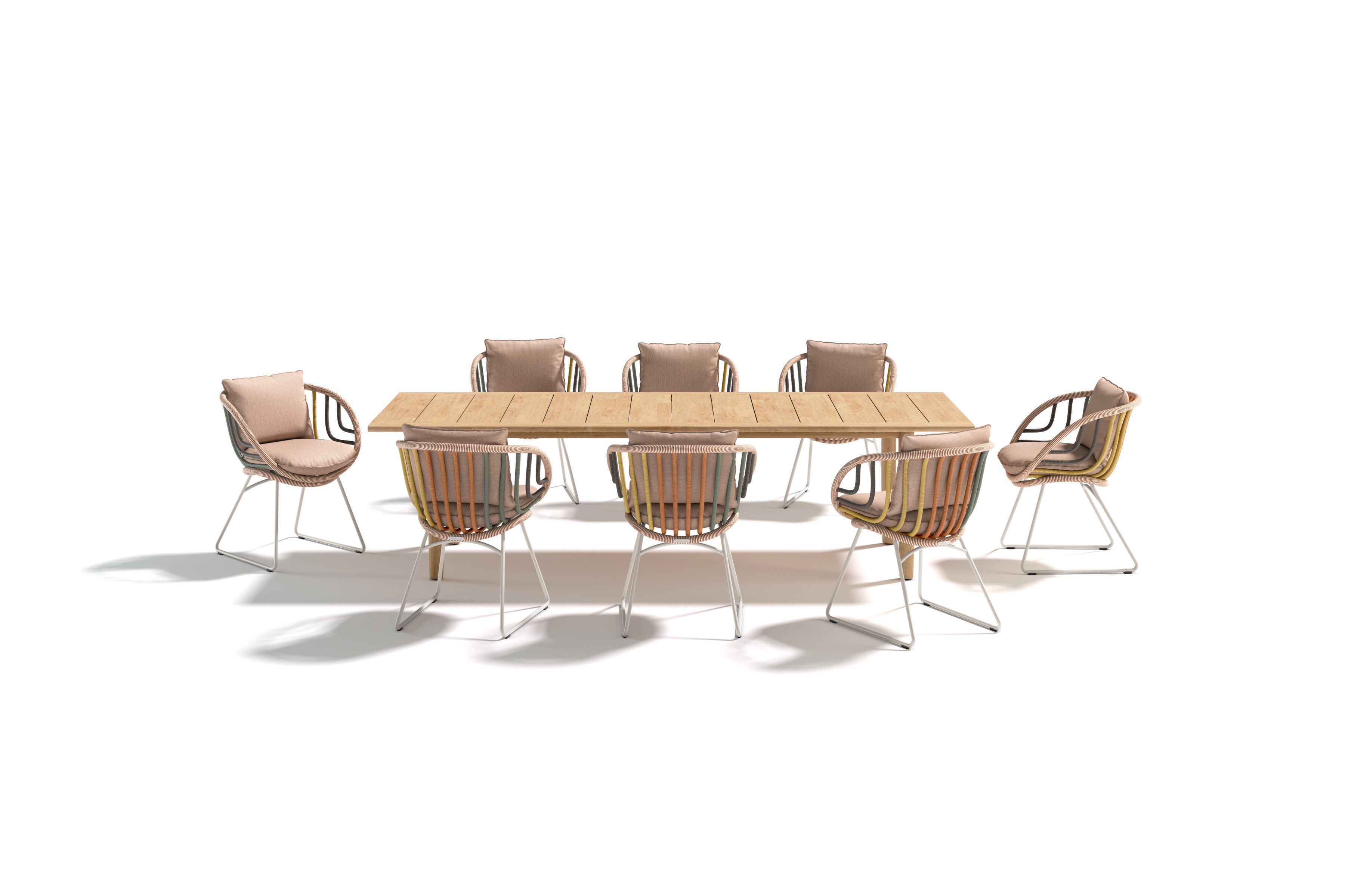 Прямоугольный садовый стол из тикового дерева DEDON TIBBO ARCH-00129262 - Вид №7