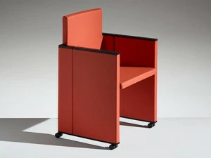 LAMM Стул для конференций складной с откидной крышкой