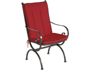 10.00.0508 Подушки сиденья / спинки кресла Romeo Elegance красный с черной окантовкой Mbm