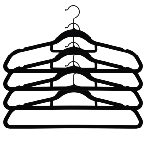 Плечики для одежды KONSENSA 45 см пластик цвет черный