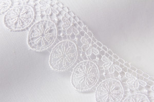 3300 Гипюр 57 мм в пакете Турция белый Gamma