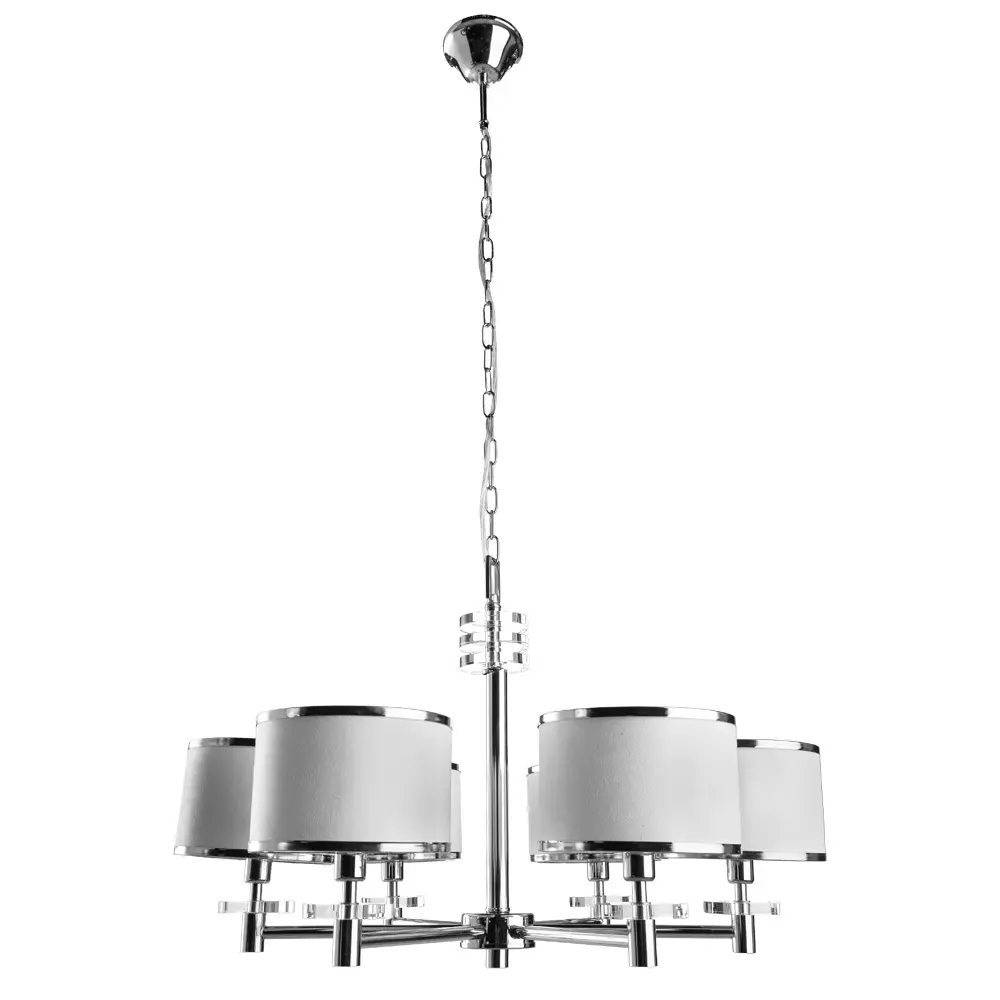 Люстра потолочная Furore 6 ламп 20 м² цвет серебристый 89375676 STLM-2117777 Arte Lamp 