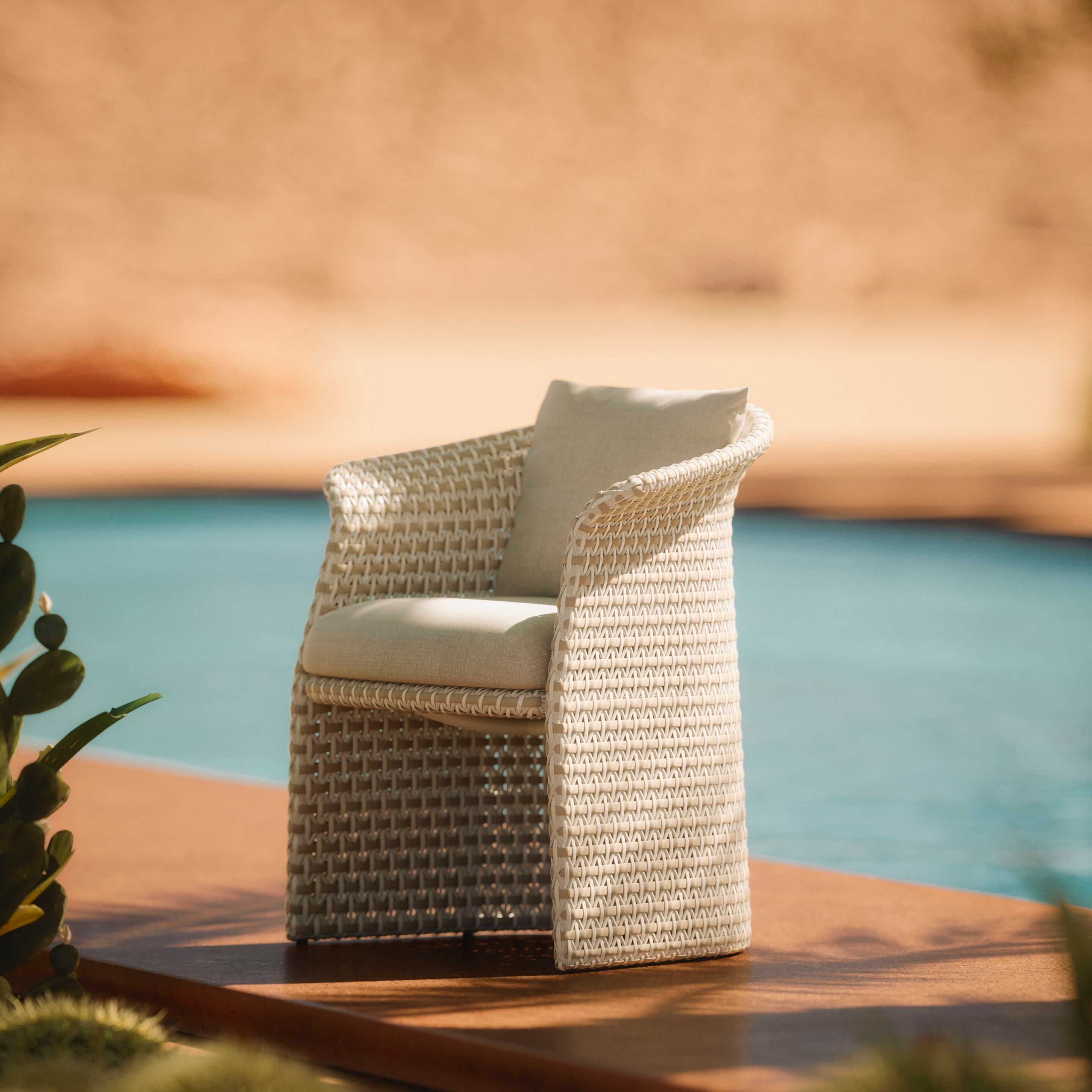 Синтетическое волокно сад стул с подлокотниками DEDON FLLAIR ARCH-00051174 - Вид №3