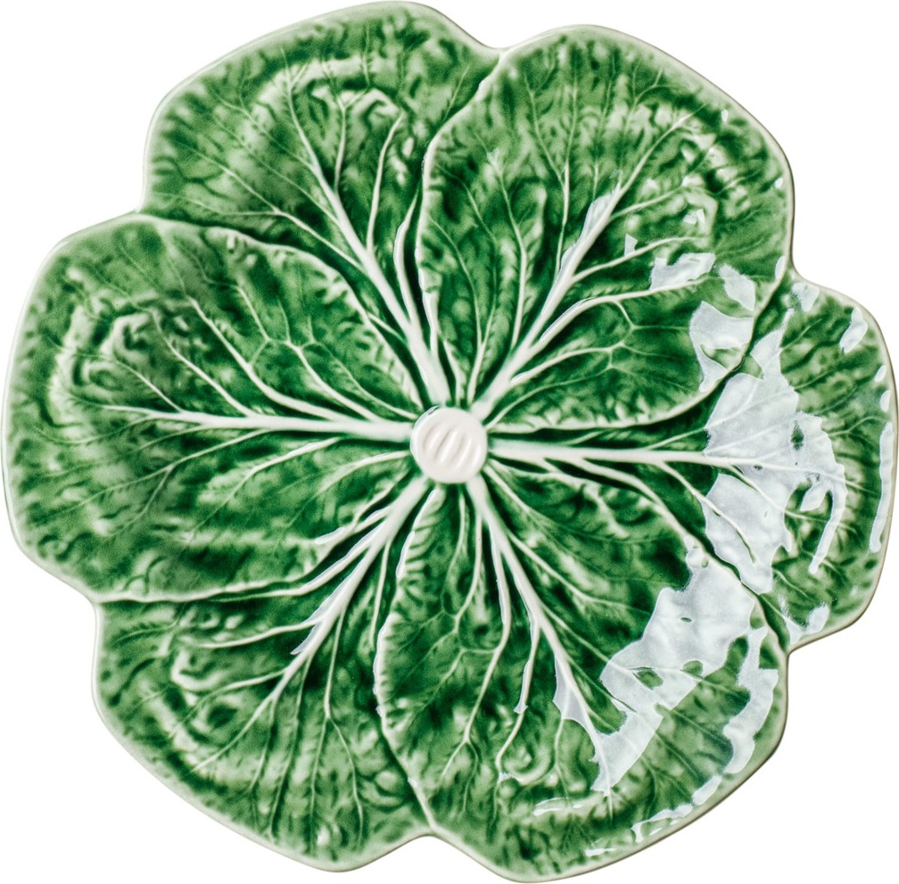 10581737 Bordallo Pinheiro Тарелка обеденная Bordallo Pinheiro Капуста 26,5см, керамика Керамика 