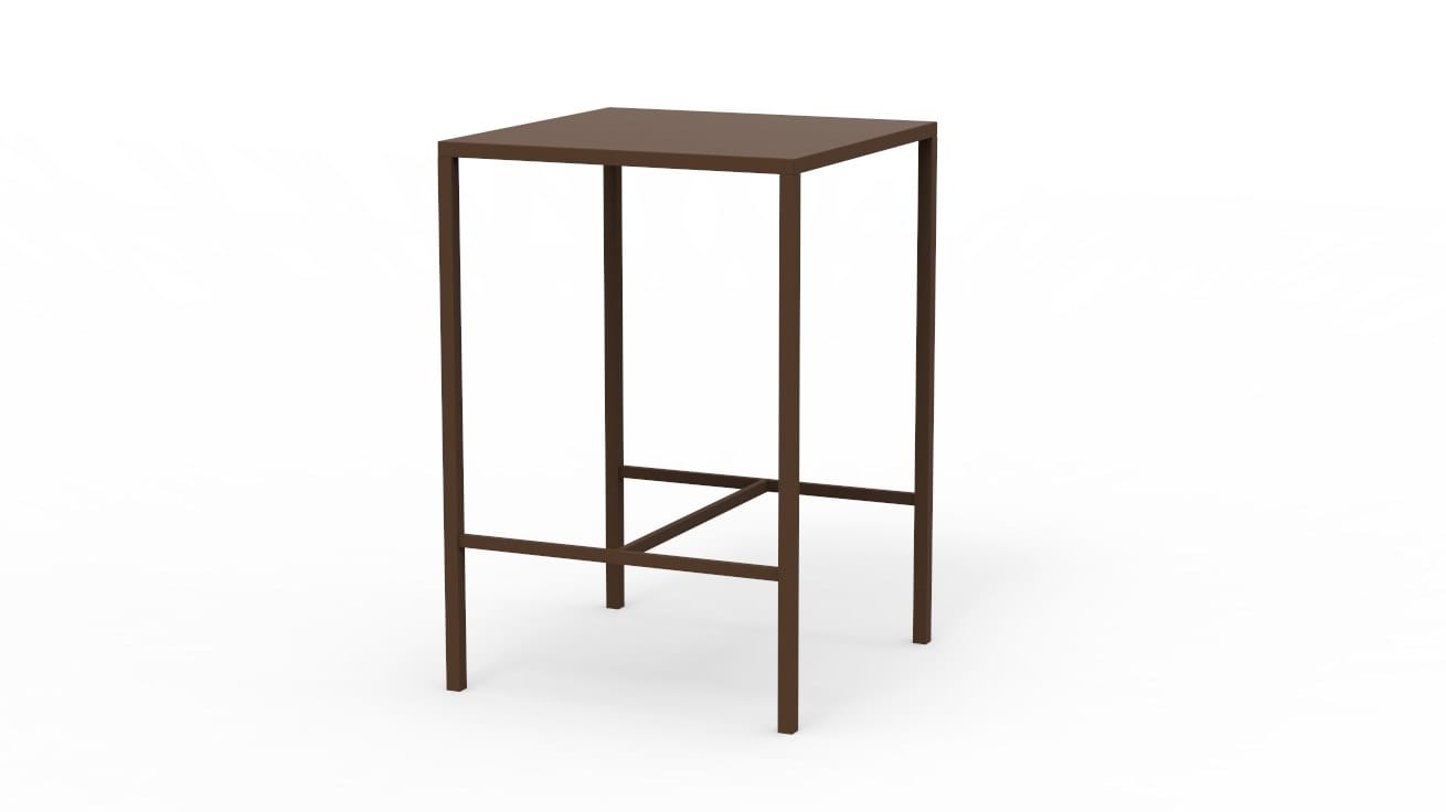 Высокий квадратный металлический садовый стол Vermobil SEASIDE ARCH-00134681 - Вид №19