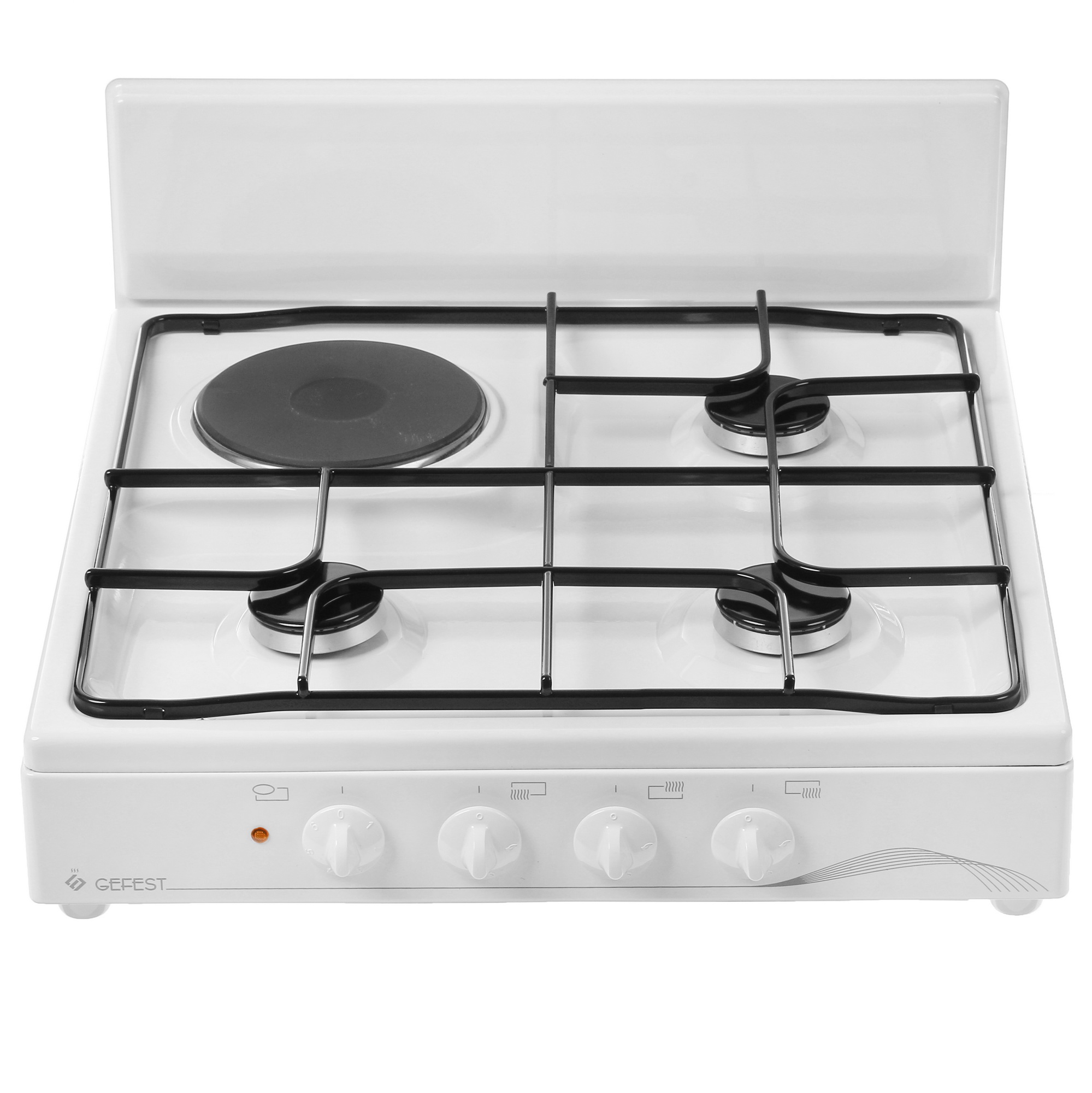 8130262 Газовая плитка Gefest ПГЭ 910-01 белый STDN-0044084 - Вид №3