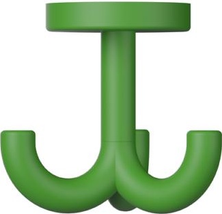 477.90B050 тройной крючок HEWI Edition matt | Polyamid  - Вид №10