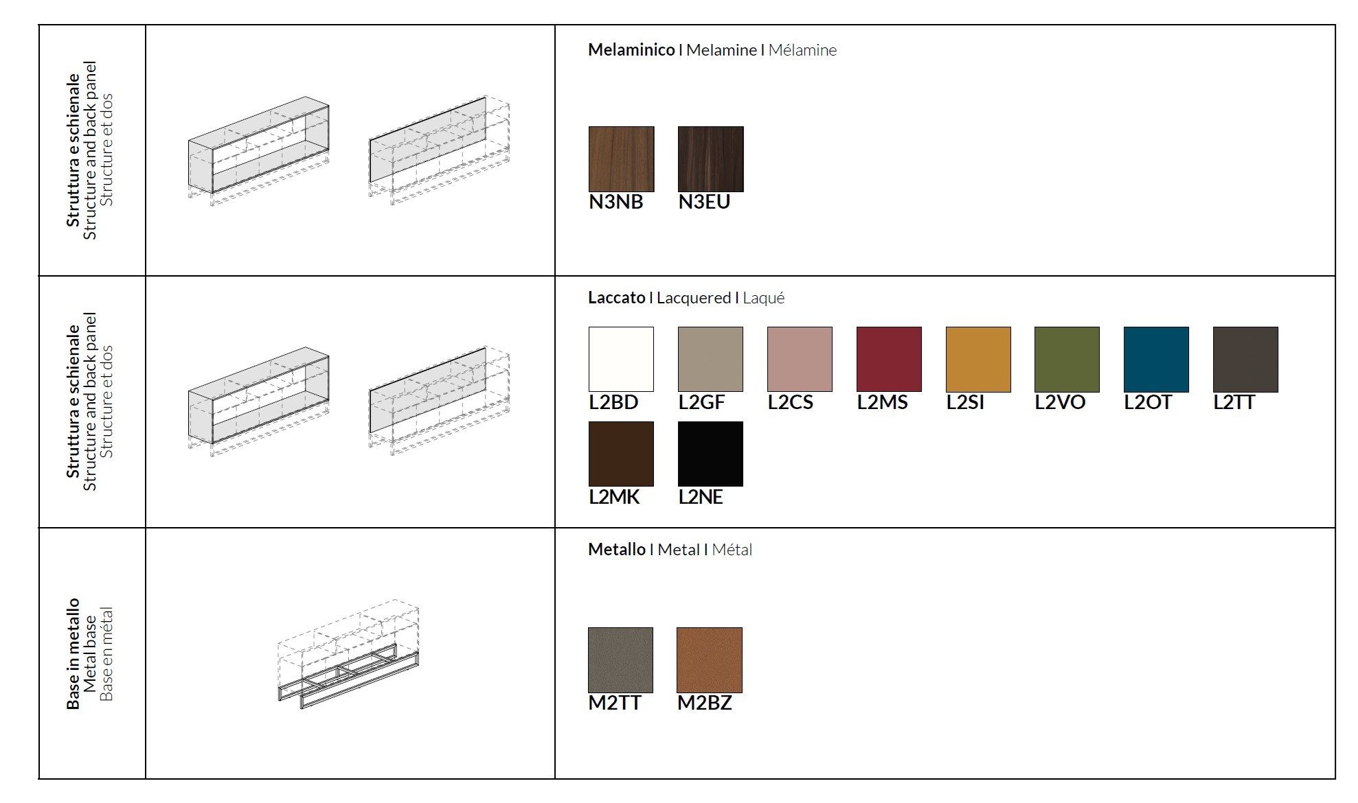 Низкая деревянная и стеклянная офисная мебель с распашными дверями About Office Bold58 ARCH-00010414 - Вид №4