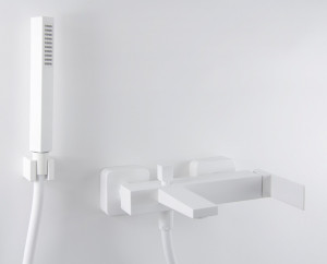 PE850101740 Смеситель для ванны , белый Webert Pegaso