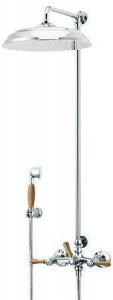 rvb Душевая стойка из латуни с ручным душем 1935 wood 1936.21.66-ww