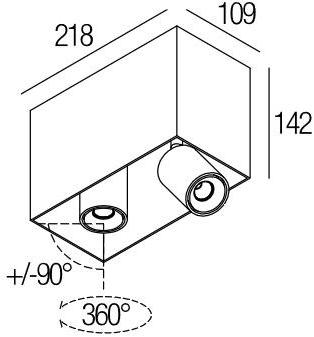 Flexalighting Регулируемый светодиодный потолочный светильник sun-id-1396200 - Вид №4