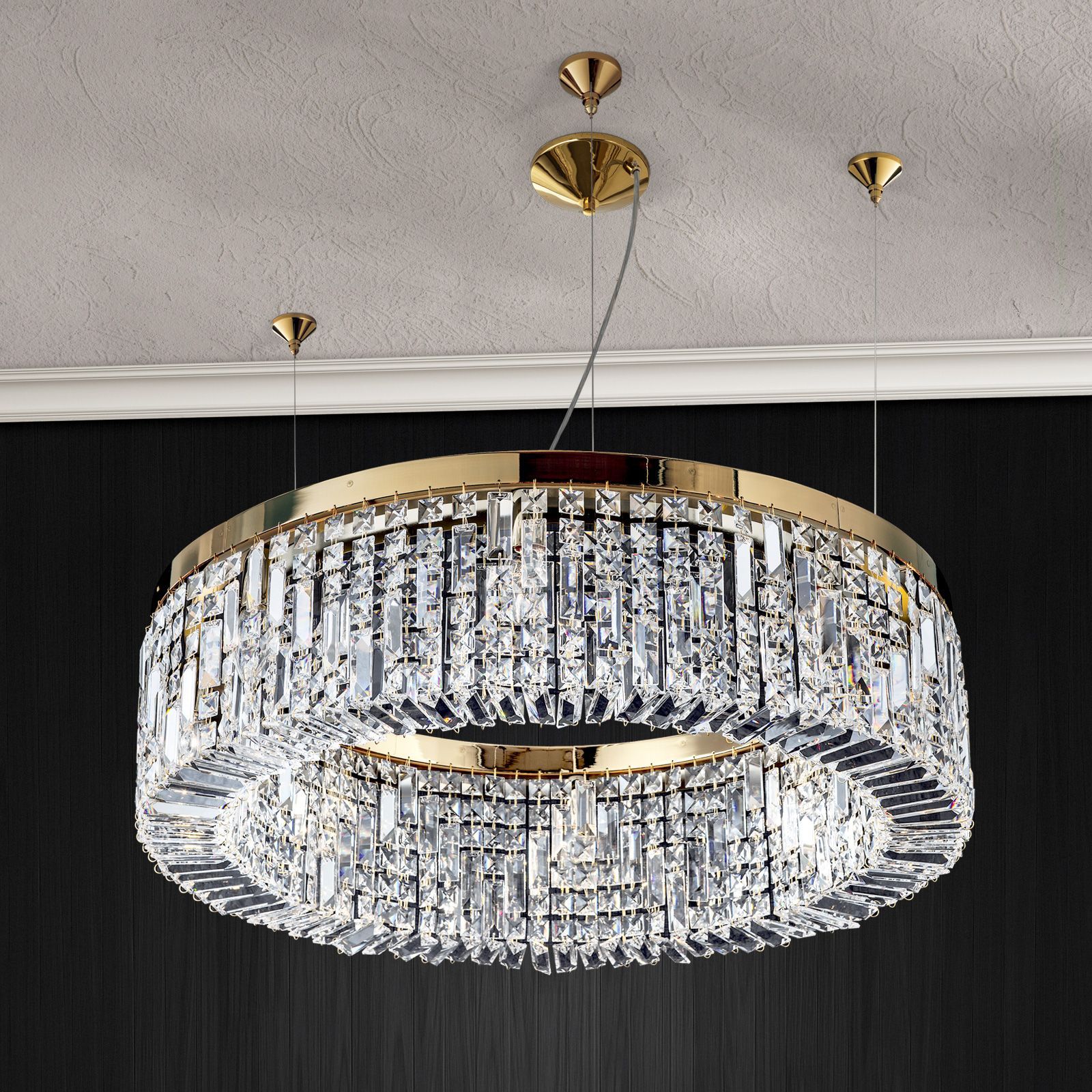 Подвесной светильник с кристаллами Orion кольцо ARCH-00119165 - Вид №1